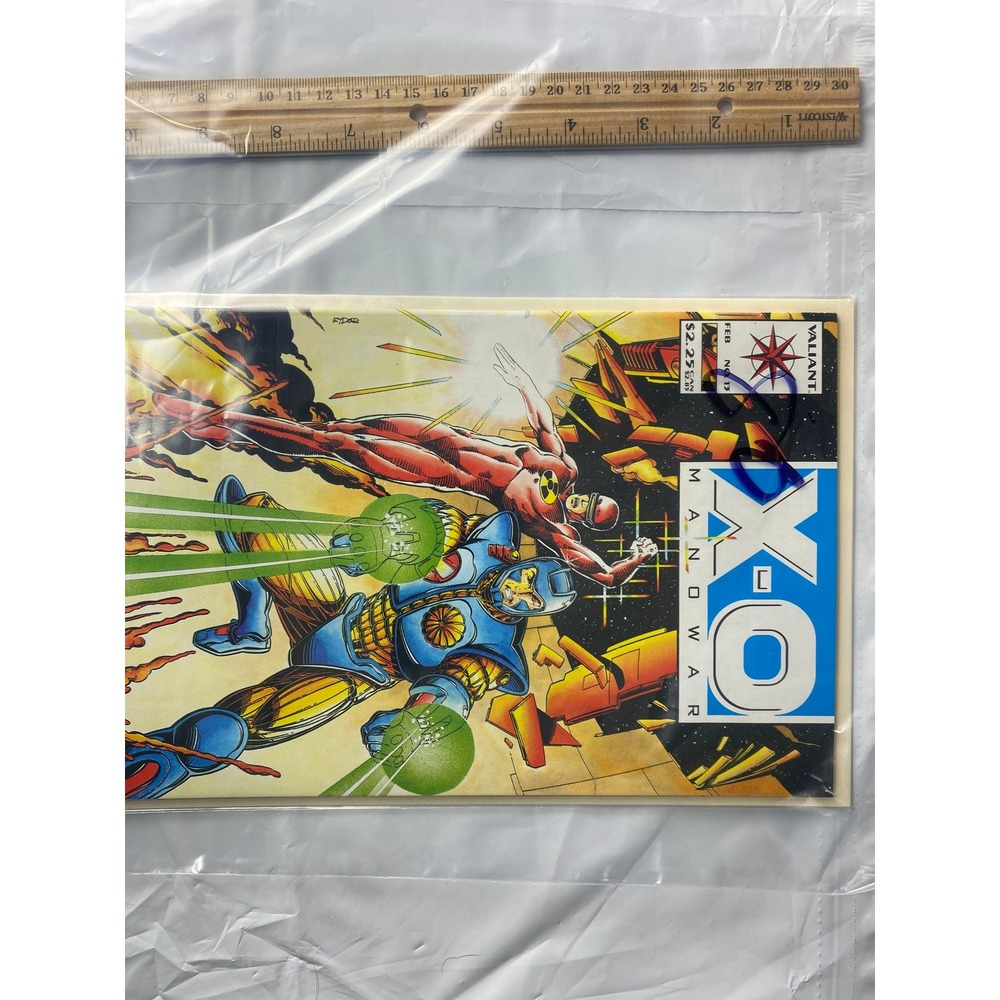 X‎ O Manowar Comic Book Issue 13 Valiant Comics February 1993